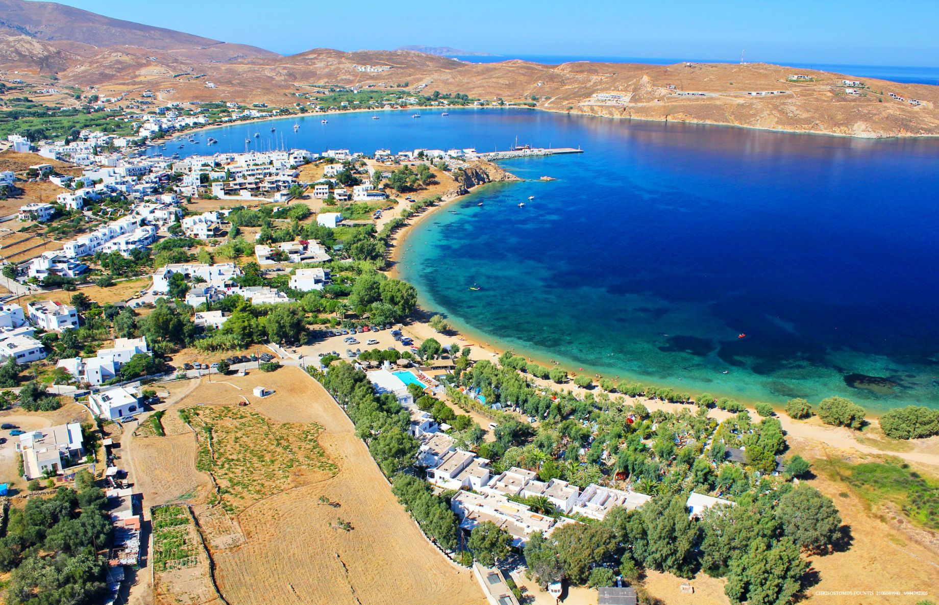 Coralli Sea Side Resort Amazing Vacation on Livadakia Beach in Serifos Aegean island Lounge Bar is sea front, and there is also a pool and Restaurant inside the complex.